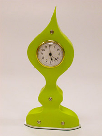 Bright Green Dr. Suess Style Clock